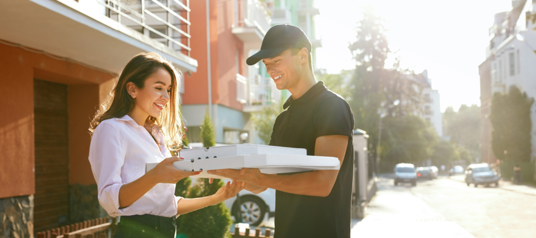 Entregado pedidos en Food Delivery